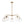 Chandelierias - Contemporary 5 - Light Clear Hand - blown Glass Chandelier - Chandelier - Hammered - 