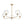 Chandelierias - Contemporary 5 - Light Clear Hand - blown Glass Chandelier - Chandelier - Hammered - 