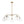 Chandelierias - Contemporary 5 - Light Clear Hand - blown Glass Chandelier - Chandelier - Hammered - 