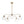 Chandelierias - Contemporary 5 - Light Clear Hand - blown Glass Chandelier - Chandelier - Hammered - 