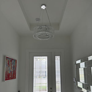 Chandelierias - Contemporary 6 - Light Circle Crystal Chandelier - Chandelier - 