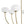 Chandelierias - Contemporary 6 - Light Oval Glossy Glass Round Chandelier - Chandelier - Brass - 