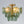 Chandelierias-Dark Green 4-Light Stire Glass Tiered Semi-Flush Mount-Semi Flush-Brass-