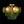 Chandelierias-Dark Green 4-Light Stire Glass Tiered Semi-Flush Mount-Semi Flush-Brass-