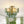 Chandelierias-Dark Green 4-Light Stire Glass Tiered Semi-Flush Mount-Semi Flush-Brass-