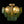 Chandelierias-Dark Green 4-Light Stire Glass Tiered Semi-Flush Mount-Semi Flush-Brass-
