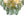 Chandelierias-Dark Green 4-Light Stire Glass Tiered Semi-Flush Mount-Semi Flush-Brass-