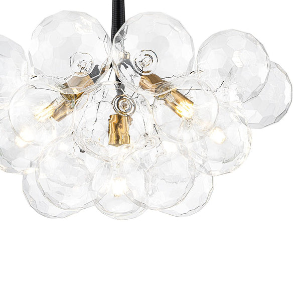 Chandelierias - Dreamy Bubble 6 - Light Cluster Honeycomb Glass Chandelier - Chandelier - White - 6 Bulbs
