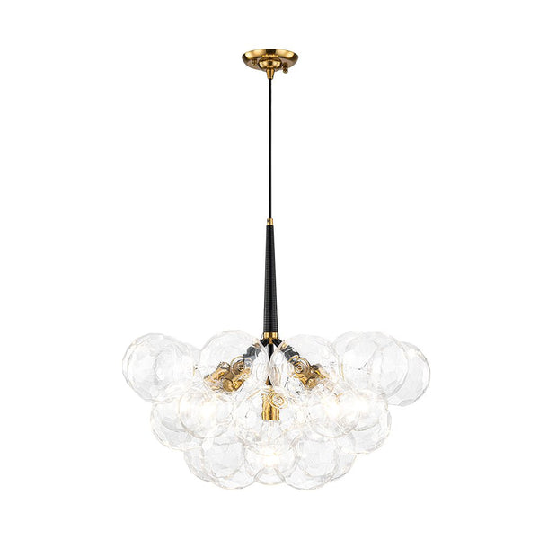 Chandelierias - Dreamy Bubble 6 - Light Cluster Honeycomb Glass Chandelier - Chandelier - White - 6 Bulbs