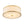 Chandelierias-Fabric Round Drum 3-Light Brass Semi-flush Mount Glass Diffuser-Semi Flush-Brass-