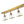 Chandelierias-Farmhouse 4-Light Cloche Dome Glass Spotlight Semi-flush Mount-Semi Flush-Brushed Brass-