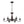 Chandelierias-French Country 6-Light Rubbed Bronze Candle-style Semi-flush Chandelier-Chandeliers-Oil-rubbed Bronze-
