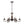 Chandelierias-French Country 6-Light Rubbed Bronze Candle-style Semi-flush Chandelier-Chandeliers-Oil-rubbed Bronze-