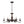 Chandelierias-French Country 6-Light Rubbed Bronze Candle-style Semi-flush Chandelier-Chandeliers-Oil-rubbed Bronze-