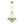 Chandelierias-French Rusty Gold Ripple Glass Pyramid Chandelier-Chandeliers-6-Light-