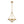 Chandelierias-French Rusty Gold Ripple Glass Pyramid Chandelier-Chandeliers-6-Light-