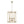 Chandelierias-French Vintage 4-Light Cylinder Framed Lantern Pendant-Chandeliers-Antique Gold-