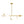Chandelierias-Frosted Opal 5-Light Ellipse Glass Linear Chandelier-Chandeliers-Brass-