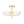 Chandelierias-Glam Round lobed 3-Light Fluted Glass Semi-flush Mount-Semi Flush-Brass-
