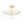 Chandelierias-Glam Round lobed 3-Light Fluted Glass Semi-flush Mount-Semi Flush-Brass-