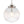 Chandelierias-Glam Single-Light Ribbed Glass Globe Pendant-Pendant-Matte Black-