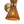 Chandelierias-Global-style 2-Light Rattan Hourglass Wall Sconce-Wall Light-Brass-2-Pack