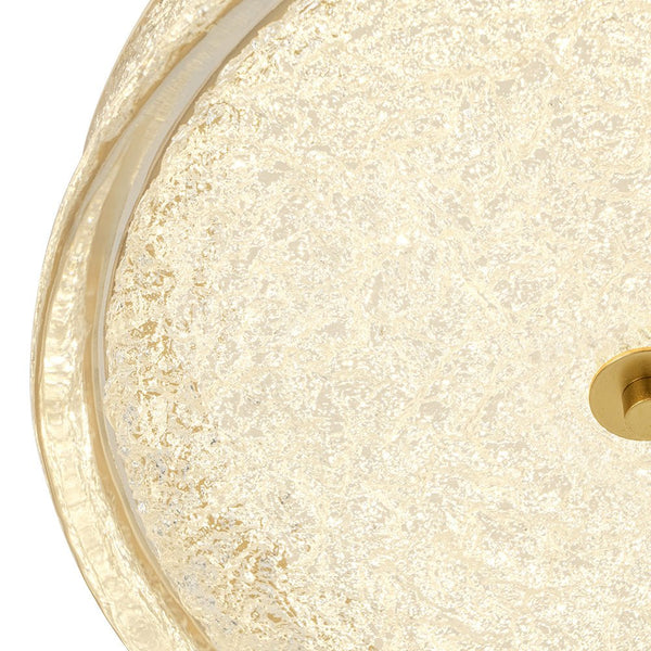Chandelierias - Glowing Cloud - like Dimmable LED Flush Mount - Semi Flush - Brushed Brass - 