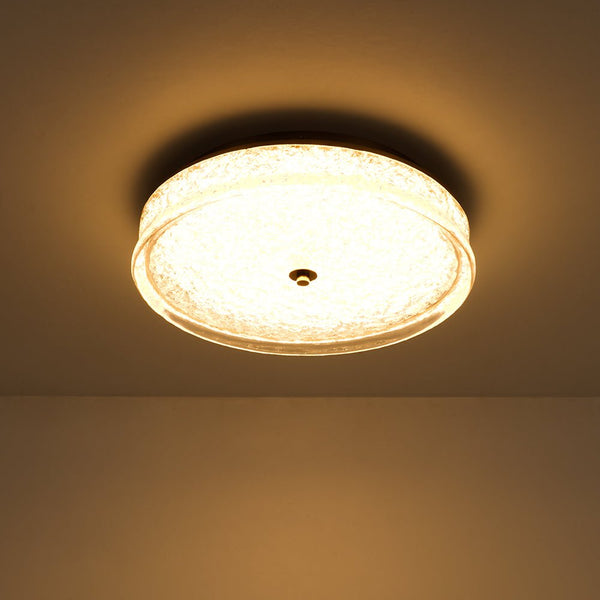 Chandelierias - Glowing Cloud - like Dimmable LED Flush Mount - Semi Flush - Brushed Brass - 