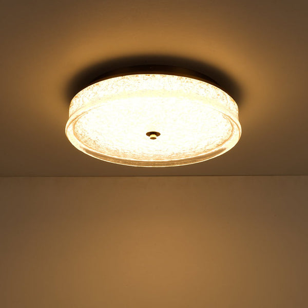 Chandelierias - Glowing Cloud - like Dimmable LED Flush Mount - Semi Flush - Brushed Brass - 