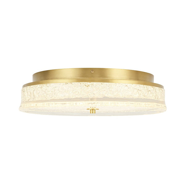 Chandelierias - Glowing Cloud - like Dimmable LED Flush Mount - Semi Flush - Brushed Brass - 