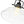 Chandelierias-Industrial 1-Light Clear Seeded Glass Framed Bell Pendant-Pendants-Black-