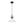 Chandelierias-Industrial 1-Light Clear Seeded Glass Framed Bell Pendant-Pendants-Black-