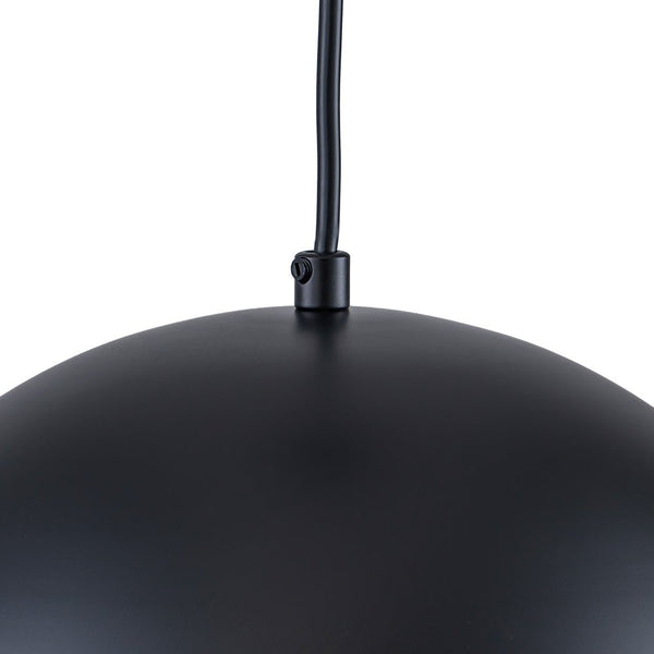 Chandelierias - Industrial 1 - Light Dual - layer Dome Pendant - Pendants - Matte Black - 