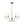 Load image into Gallery viewer, Chandelierias - Mid - century 5 - Light Candle Style Swooping Arm Chandelier - Chandelier - Brass - 
