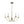 Load image into Gallery viewer, Chandelierias - Mid - century 5 - Light Candle Style Swooping Arm Chandelier - Chandelier - Brass - 
