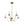 Load image into Gallery viewer, Chandelierias - Mid - century 5 - Light Candle Style Swooping Arm Chandelier - Chandelier - Brass - 
