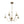 Load image into Gallery viewer, Chandelierias - Mid - century 5 - Light Candle Style Swooping Arm Chandelier - Chandelier - Brass - 
