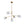 Load image into Gallery viewer, Chandelierias - Mid - century 5 - Light Glass Globe Branch Chandelier - Chandeliers - Gold - Forsted
