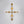 Chandelierias - Mid - century 8 - Light Airy Clear Glass Linear Chandelier - Chandeliers - Brass - 