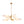 Chandelierias - Mid - Century 8 - Light Glossy Leaf Glass Sputnik Tiered Chandelier - Chandelier - Brass - 