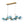 Chandelierias - Mid - century 8 - Light Sculptural Glass Island Chandelier - Chandeliers - Blue - 