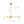 Chandelierias-Mid-century Asymmetry Oval Glass Sputnik Chandelier-Chandeliers-4 Bulbs-Brushed Brass