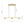 Chandelierias-Mid-century Brass 3-Light Acrylic Half-sphere Linear Pendant-Pendants-Brass-