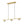 Chandelierias-Mid-century Brass 3-Light Acrylic Half-sphere Linear Pendant-Pendants-Brass-