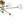 Chandelierias-Mid Century Brass 8-Light Clear Glass Sputnik Linear Semi-flush Mount-Semi Flush-Brass-