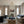 Chandelierias-Mid Century Brass 8-Light Clear Glass Sputnik Linear Semi-flush Mount-Semi Flush-Brass-