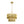 Load image into Gallery viewer, Chandelierias - Mid - century Modern 4 - Light Panpipe Design Tiered Pendant - Pendant - Gold - 
