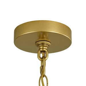 Chandelierias - Mid - century Modern 4 - Light Panpipe Design Tiered Pendant - Pendant - Gold - 