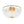 Chandelierias - Mid - century Modern 6 - Light Swirled Glass Bowl Flush Mount - Flush Mount - Brushed Brass - 