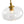 Chandelierias - Mid - century Single - Light Clear Apple Glass Semi - Flush Mount - Semi Flush - Gold - 